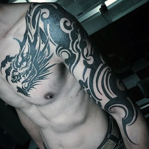 scottish dragon tattoos